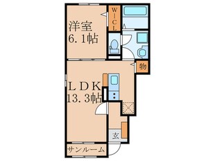 クラールⅡの物件間取画像